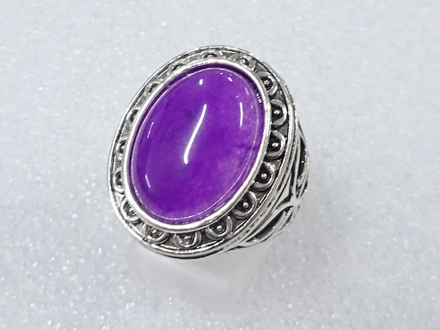 NATURAL STONE FASHION RING / JP SIZE 18